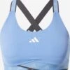 ADIDAS PERFORMANCE Medium Support Bustier Sport Bh Dames Lichtblauw