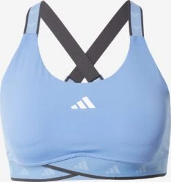 ADIDAS PERFORMANCE Medium Support Bustier Sport Bh Dames Lichtblauw