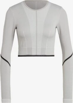 Adidas By Stella Mccartney Longsleeves Functioneel Shirt Dames Grijs / Lichtgrijs