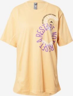 Adidas By Stella Mccartney T-shirts Functioneel Shirt Dames Safraan