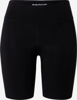 Endurance Shorts Slimfit Sportbroek HULDA BIKE Dames Zwart