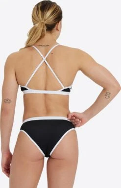 Arena Bikinis Bustier Sportbikini Dames Zwart -Sportieve Outfit Winkel 7e8a7c8eb897122e4381601f032ba829
