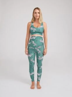 Sportleggings Skinny Sportbroek Maternity Gepard Dames Groen -Sportieve Outfit Winkel 7ebca85a694cbaaf84e4bb2df4205d80