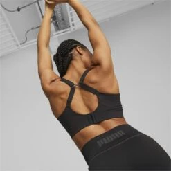 Puma High Support Bustier Sport Bh Dames Zwart -Sportieve Outfit Winkel 7ff65ef0ee16ee30e5c6d7dbec8fc43d