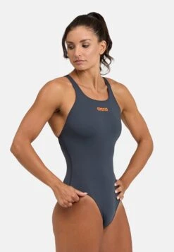 Arena Badpakken Bustier Sportbadpak Dames Basaltgrijs -Sportieve Outfit Winkel 812aa3071a9fd789e9bad85b9dcdc3f6