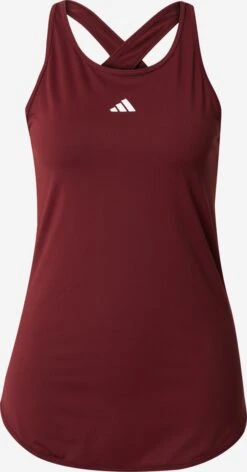 ADIDAS PERFORMANCE Sporttops Sporttop Dames Karmijnrood