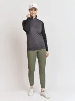 Longsleeves Functioneel Shirt Dames Donkergrijs -Sportieve Outfit Winkel 82d955cf1200b0e242ad501a05acbc51