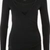 Longsleeves Functioneel Shirt Flow Dames Zwart -Sportieve Outfit Winkel 840ec59a32c7ec0a1f9fb5acb4f36730
