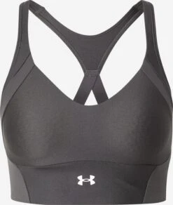 Under Armour Medium Support Bustier Sport Bh Dames Antraciet