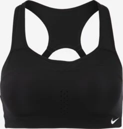 Nike High Support Bustier Sport Bh ALPHA Dames Zwart