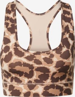 Hey Honey Medium Support Bustier Sport Bh LEO Dames Lichtbruin / Donkerbruin