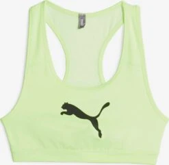 Puma Medium Support Bustier Sport Bh 4Keeps Dames Lichtgroen