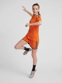 Hummel Shorts Regular Sportbroek Dames Donkeroranje -Sportieve Outfit Winkel 8c220d02055380d3d7b2294f464f7ed8