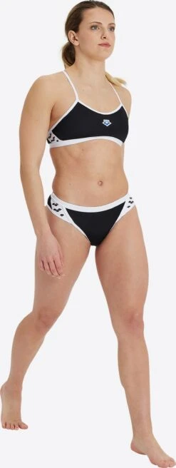 Arena Bikinis Bustier Sportbikini Dames Zwart -Sportieve Outfit Winkel 904b8b58256728851d753e0d8b56565b