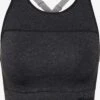 Hummel Low Support Bustier Sport Bh Hana 2.0 Dames Zwart Gemêleerd -Sportieve Outfit Winkel 920c6df6e815082cb09f989a7b49fb51