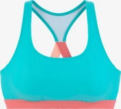 Bikinis Bustier Sportbikinitop Dames Aqua