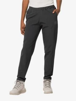 Jack Wolfskin Trainingsbroeken Tapered Sportbroek Dames Antraciet / Zilvergrijs / Donkergrijs -Sportieve Outfit Winkel 951d4be349b142f4d04da588b2626e82