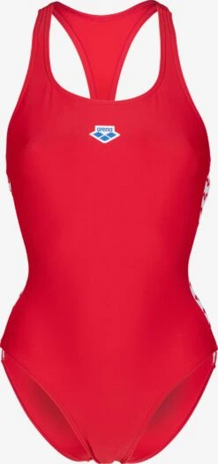 Arena Badpakken Bustier Sportbadpak Dames Rood