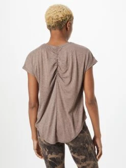 T-shirts Functioneel Shirt Asana Dames Bruin Gemêleerd -Sportieve Outfit Winkel 956ab55e2ecd84ee1069f1e2f9d8607f