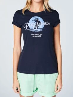 Chiemsee T-shirts Functioneel Shirt Dames Nachtblauw -Sportieve Outfit Winkel 967f62981e79eb0a8f198507be51642a