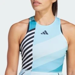 ADIDAS PERFORMANCE Sport Jurken Sportjurk Dames Aqua / Donkerblauw -Sportieve Outfit Winkel 968f2489ca788e9f2d31ae4292b27f6d