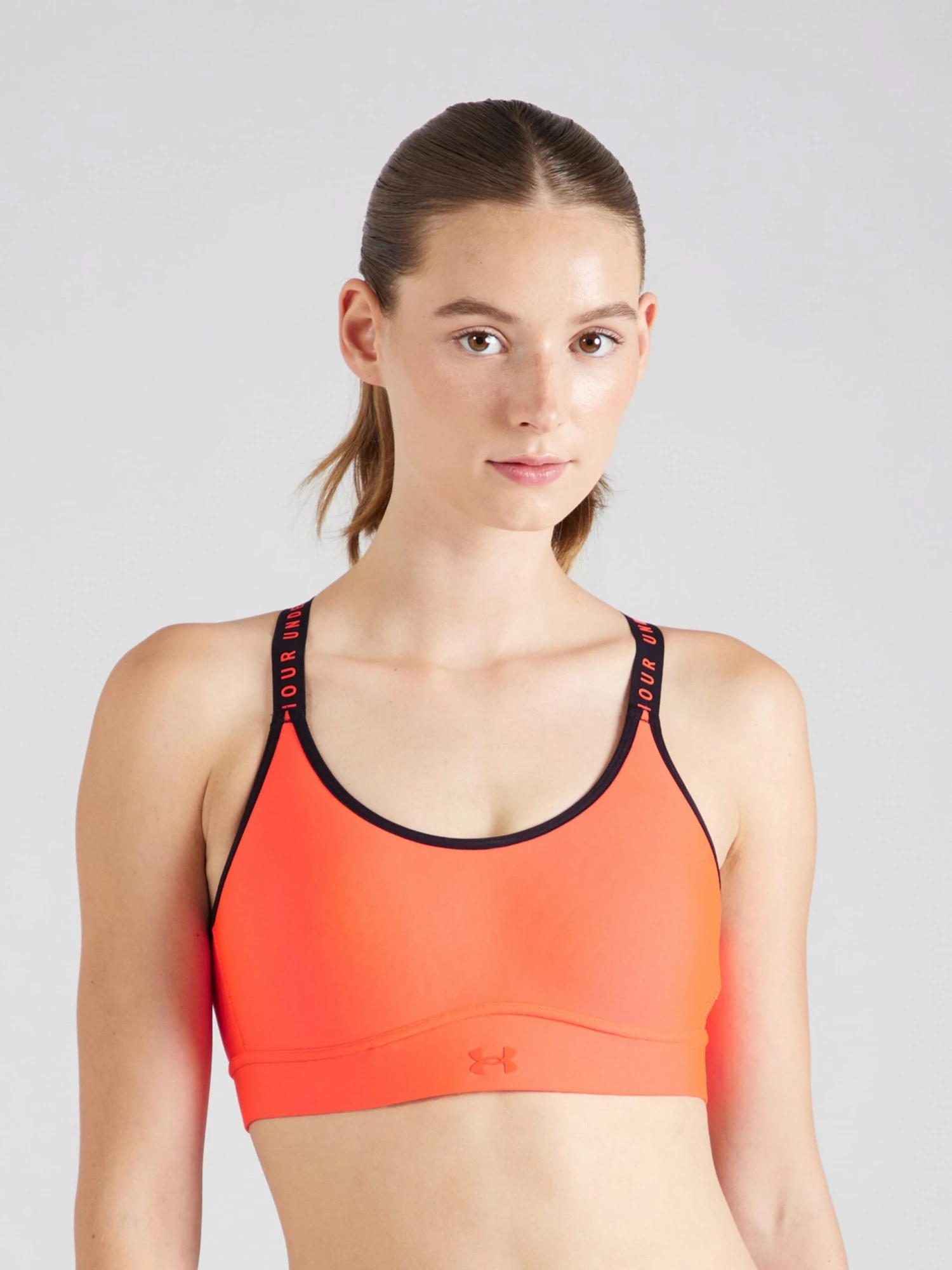 Under Armour Medium Support Bustier Sport Bh Infinity Dames Oranje 4 Under Armour Medium Support Bustier Sport Bh Infinity Dames Oranje - Afbeelding 2
