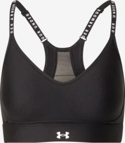 Under Armour Low Support Bustier Sport Bh Infinity Dames Zwart