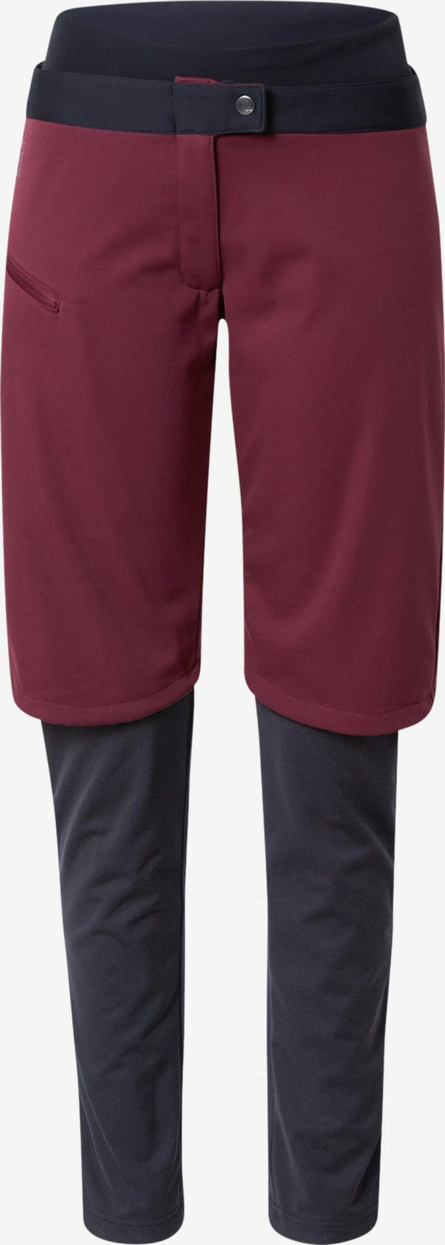 VAUDE Trainingsbroeken Regular Outdoorbroek Moab Dames Bourgogne / Zwart 3 VAUDE Trainingsbroeken Regular Outdoorbroek Moab Dames Bourgogne / Zwart