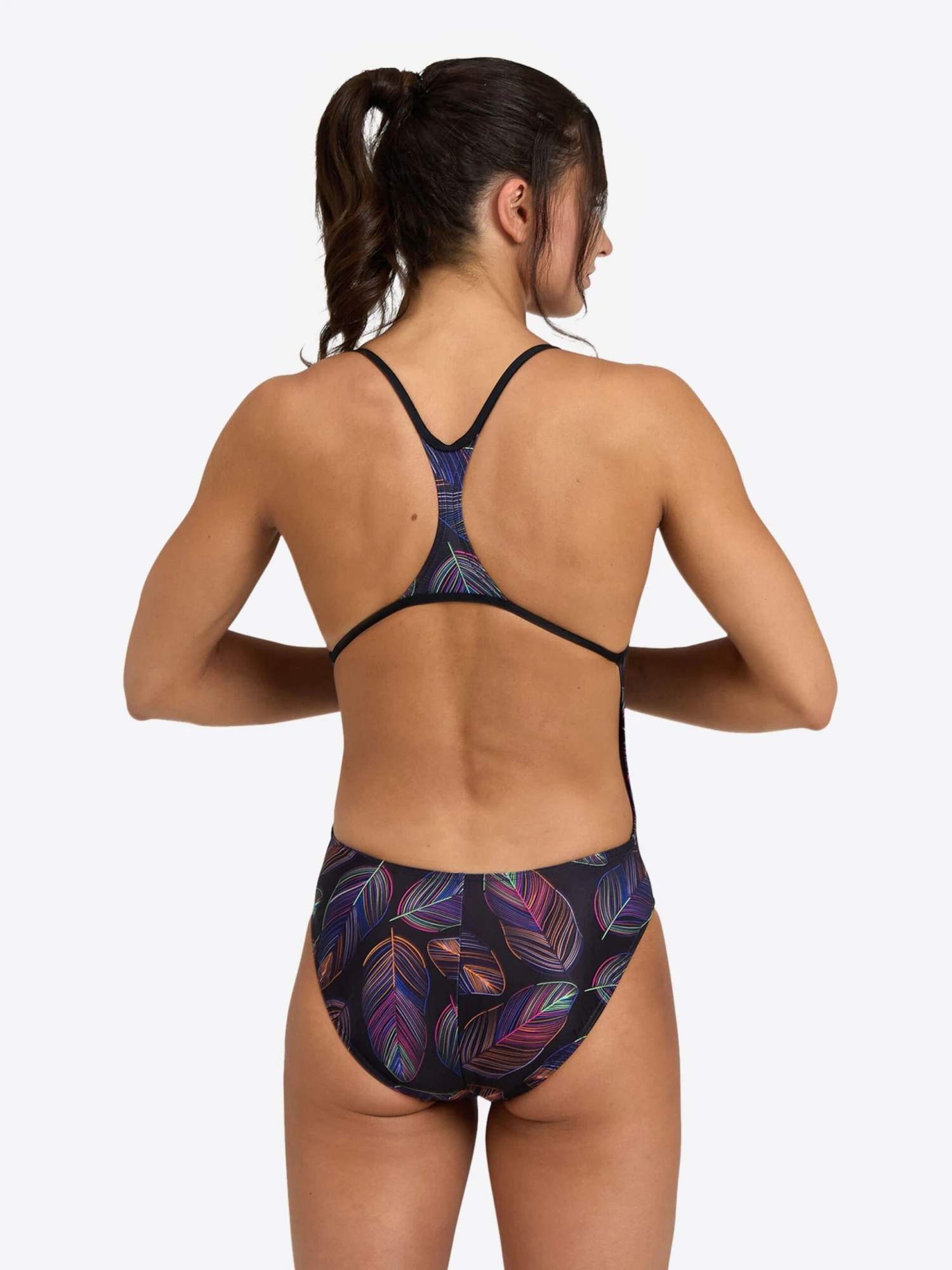 Arena Badpakken Bustier Sportbadpak FALLING LEAVES Dames Gemengde Kleuren 8 Arena Badpakken Bustier Sportbadpak FALLING LEAVES Dames Gemengde Kleuren - Afbeelding 6