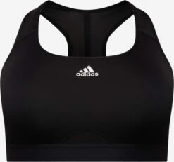 Adidas Sportswear Medium Support Bustier Sport Bh Powerreact Dames Zwart