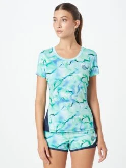 BIDI BADU Functionele Shirts Functioneel Shirt Eve Dames Navy / Pastelgroen / Donkergroen -Sportieve Outfit Winkel a0faf5822062345b0a10d11245d5ffdb