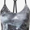 Adidas Sportswear Low Support Bustier Sport Bh You For You Dames Grijs / Antraciet / Donkergrijs / Zwart -Sportieve Outfit Winkel a149b0cc99c6d6f39c5ec319e8949622