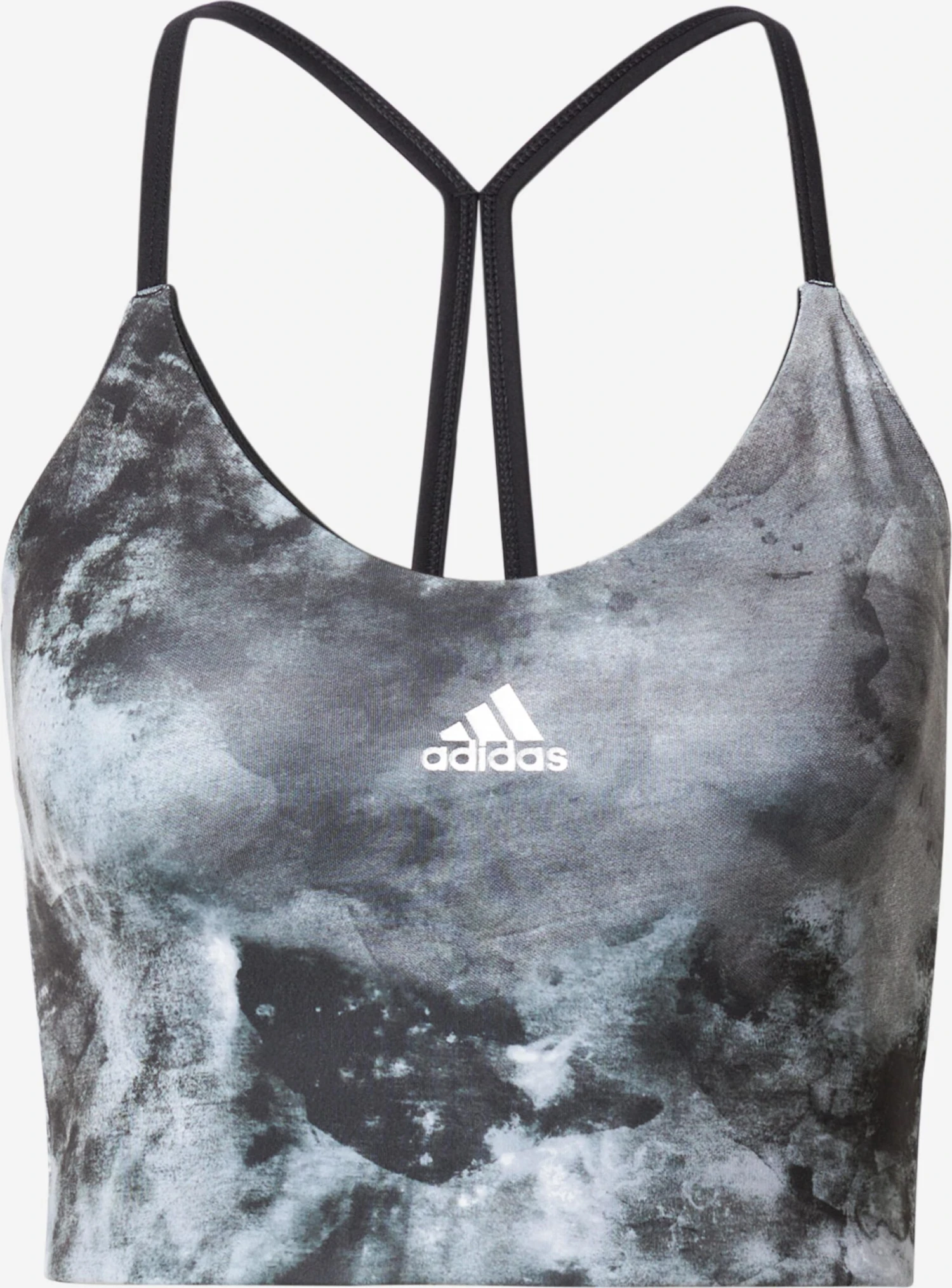 Adidas Sportswear Low Support Bustier Sport Bh You For You Dames Grijs / Antraciet / Donkergrijs / Zwart 3 Adidas Sportswear Low Support Bustier Sport Bh You For You Dames Grijs / Antraciet / Donkergrijs / Zwart