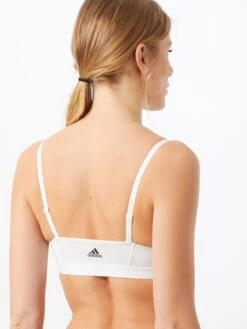 ADIDAS PERFORMANCE Low Support Bustier Sport Bh NINI Dames Wit -Sportieve Outfit Winkel a1732b4d2c74f5a22f35edad5a760ac8