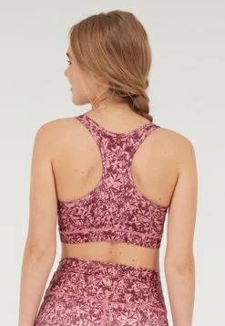 ATHLECIA Medium Support Bustier Sport Bh Zuri Dames Rood -Sportieve Outfit Winkel a1a6a40e838df00f918da6b7aa62c4bf