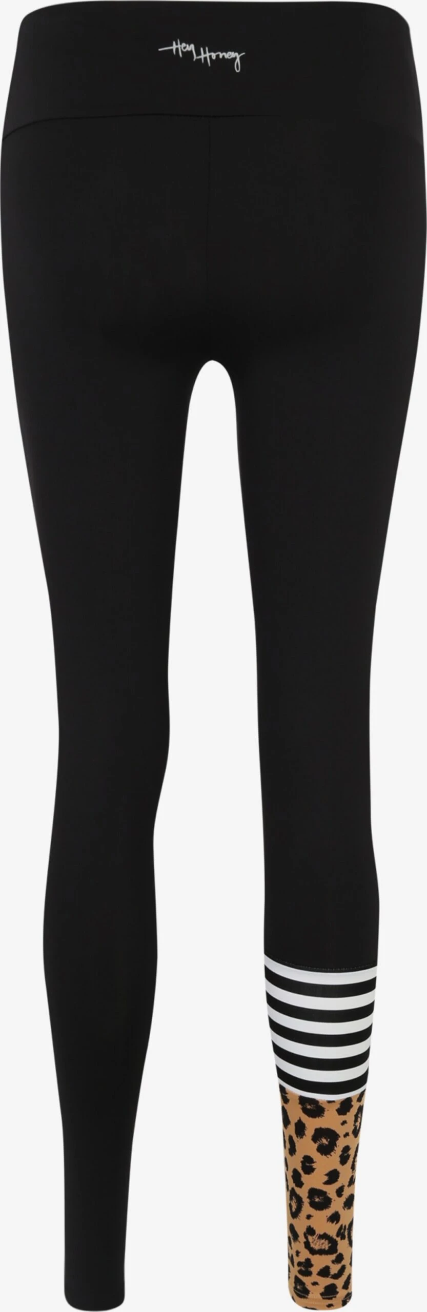 Hey Honey Sportleggings Skinny Sportbroek Surf Style Turquoise Dames Zwart 4 Hey Honey Sportleggings Skinny Sportbroek Surf Style Turquoise Dames Zwart - Afbeelding 2