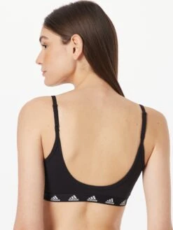 Adidas Sportswear Low Support Bustier Sport Bh Evydy Dames Zwart -Sportieve Outfit Winkel a417c3e72424bd265004008c62c0b231