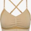 Hummel Low Support Bustier Sport Bh Dames Geel / Geel Gemêleerd