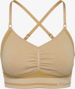 Hummel Low Support Bustier Sport Bh Dames Geel / Geel Gemêleerd