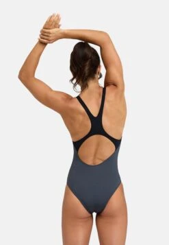 Arena Badpakken Bustier Sportbadpak Dames Basaltgrijs -Sportieve Outfit Winkel a55ca9eb2fb5760e64098edde78dce31