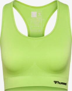 Hummel Medium Support Bustier Sport Bh Dames Groen