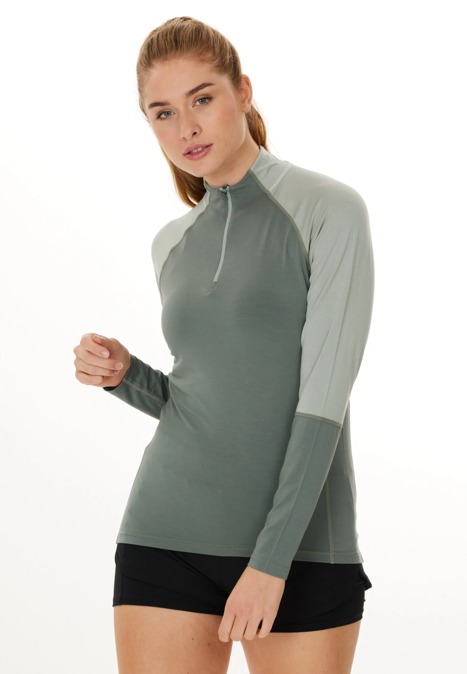 Endurance Longsleeves Functioneel Shirt Abbye Dames Groen 5 Endurance Longsleeves Functioneel Shirt Abbye Dames Groen - Afbeelding 3