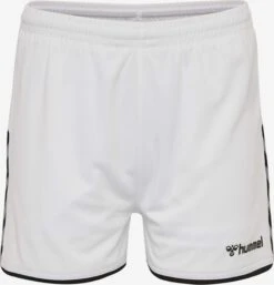 Hummel Shorts Regular Sportbroek Poly Dames Wit