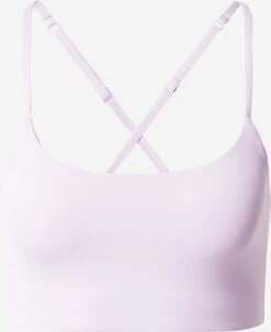 Girlfriend Collective Low Support Bustier Sport Bh Juliet Dames Pastellila
