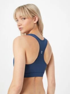 Hummel Low Support Bustier Sport Bh Dames Donkerblauw -Sportieve Outfit Winkel a9fdaa634d260dd3c5b14736c32622ed