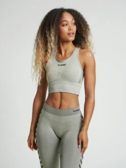 Hummel Medium Support Bustier Sport Bh Dames Grijs 9 Hummel Medium Support Bustier Sport Bh Dames Grijs -Sportieve Outfit Winkel aaa90651c5e182e0f282a22eee12ff02