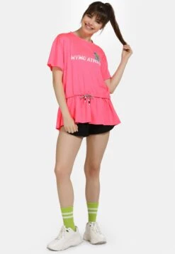 Functionele Shirts Functioneel Shirt Dames Neonroze -Sportieve Outfit Winkel abee23dac9a6611c4a5825841ee06d8a