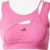 ADIDAS PERFORMANCE Medium Support Bustier Sport Bh Powerimpact Luxe Dames Fuchsia