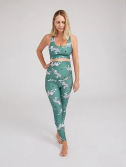 Sportleggings Skinny Sportbroek Maternity Gepard Dames Groen -Sportieve Outfit Winkel ada8dfed1b1ae29fb71e569aa4cf64fc