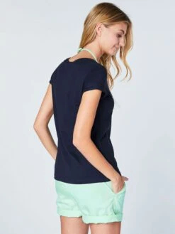 Chiemsee T-shirts Functioneel Shirt Dames Nachtblauw -Sportieve Outfit Winkel adda0d160db668f7e794cea3d86bfe3e